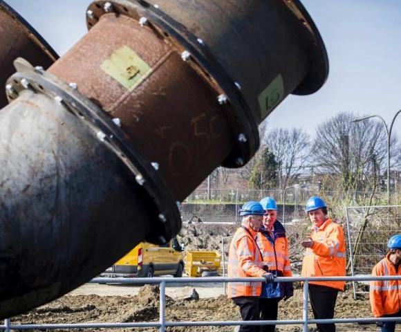 Werfbezoek aan waterzuiveringsinstallaties